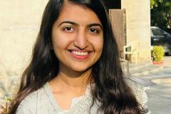 4th Rank: Borisagar Dhruvisha, Economics, with 85.10%